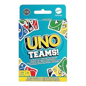 Mattel Games UNO Teams Juego de Cartas para Noches de Juegos HXT58