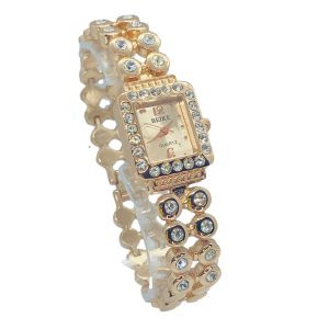 Reloj de Mujer Con Elegantes Detalles Cuadrado N22