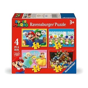 Ravensburger Puzzle Super Mario 4 Puzzles de 12-16-20-24 Piezas 12004107