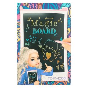 Top Model pizarra magica 22 cm para dibujar en color rosa Despeche 12197 – A partir de 5 años