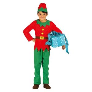 Disfraz infantil navideño de Elfo talla 5-6 años con accesorios 42450 GUIRCA