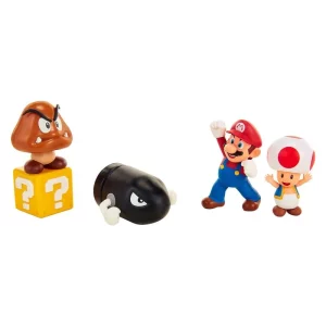 Playset Super Mario Dehesa Bellotera Mario, Toad y accesorios 64510 JAKKS