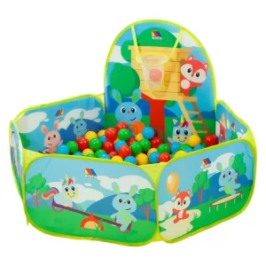 Juego de colores parque de bolas con 25 pelotas multicolor 23733 MOLTO