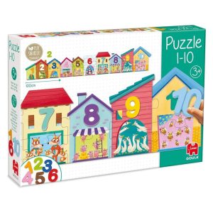 Puzzle 1-10 educativo Goula 55260 Diset aprende a contar con 30 piezas