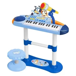 Bluey órgano con micro con melodías infantiles oficial 2448 CLAUDIO REIG