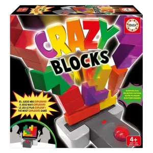 Juego de bloques Crazy Blocks con niveles de dificultad 20089 EDUCA BORRAS