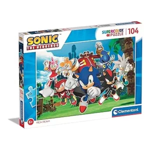 Clementoni Puzzle 104 Piezas Sonic Hedgehog 27159