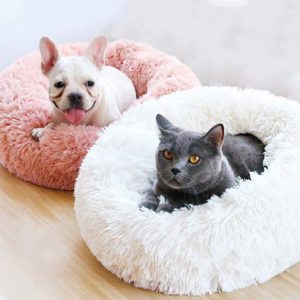 Cama Dona de Peluche para Perros y Gatos TALLA M