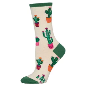 Calcetines COURT OF CACTUS (Beige) Talla 36-41 – SockSmith