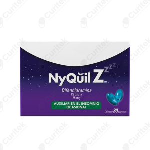 NYQUILZ 30 CÁPSULAS 25 MG
