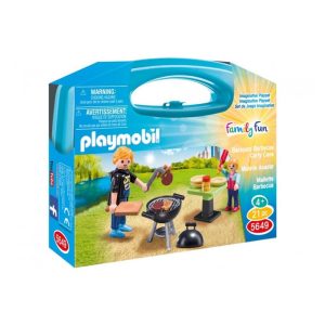 Maletin barbacoa de Playmobil 5649 de Family Fun con figuras y accesorios