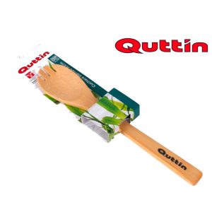 Cuchara bambu con dientes 30cm Quttín