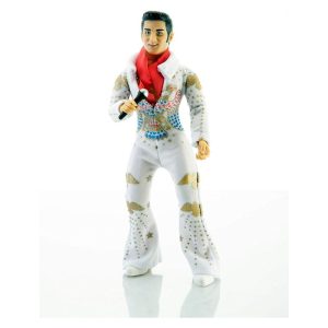 Mego figura Elvis Presley con traje blanco aloha de 20 cm