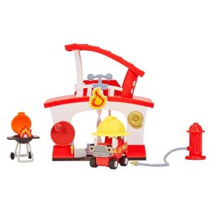 Estacíon de bomberos Cozy Coupe Little Tikes con camión y accesorios