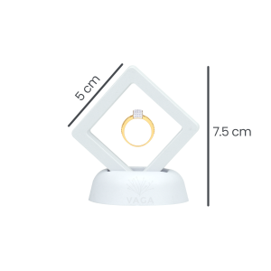 Mini Exhibidor De Joyería Pulseras Anillos Protector