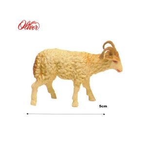 Figura de carnero pequeño para belén navideño 5cm Oliver