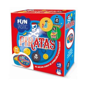 Juego de cartas Piratas infantil de atención y estrategia de FUNTASTIC