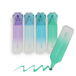 4 Marcatextos Manitas De Gato Kawaii Colores