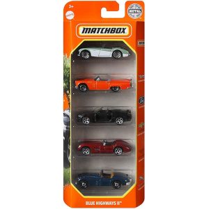 Matchbox Pack de 5 Vehículos Metálicos de Mattel Modelos Surtidos