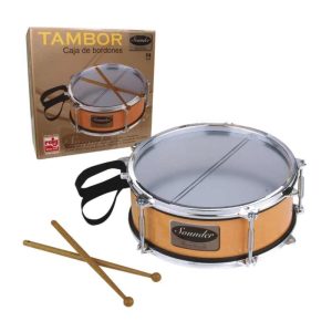 Tambor con baquetas y bandolera para niños de Claudio Reig de 25 cm